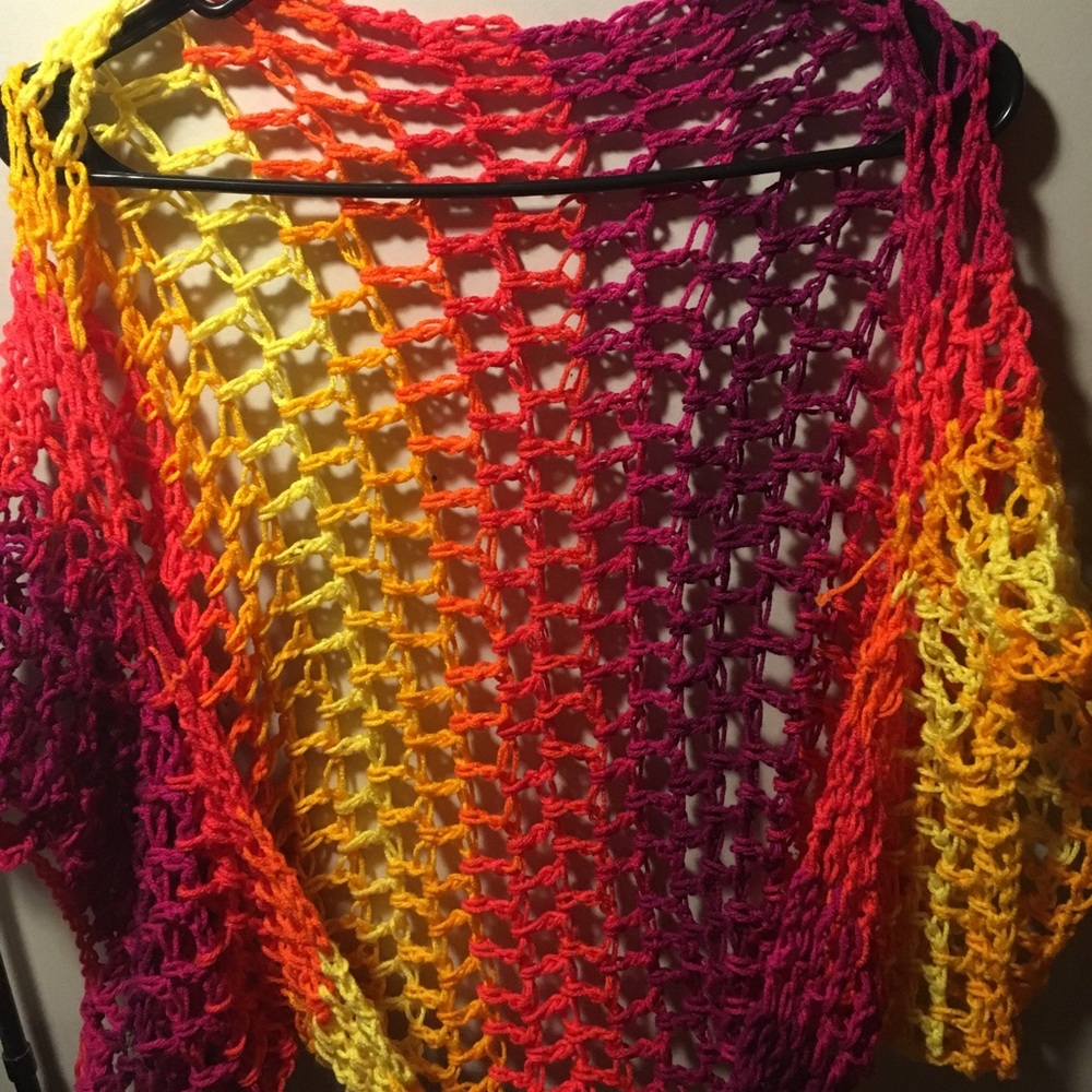 Vivid Sunset Shrug
